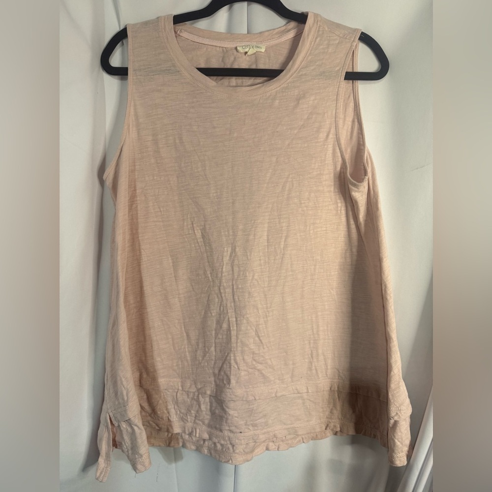 Sleeveless Pink Top